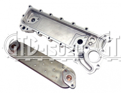 Маслоохладитель (теплообменник) ISUZU 4HV1 (в сборе с радиатором) BS1020-270 (8973852006)