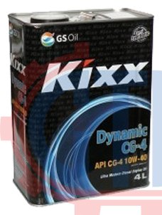 Масло моторное KIXX Dynamic (ДИЗЕЛЬ) 10W40 синтет. 4л.